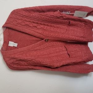 Joie cableknit cardigan sweater